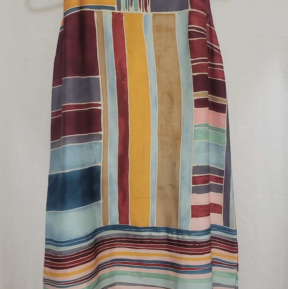 LOFT Multicolor Striped Dress